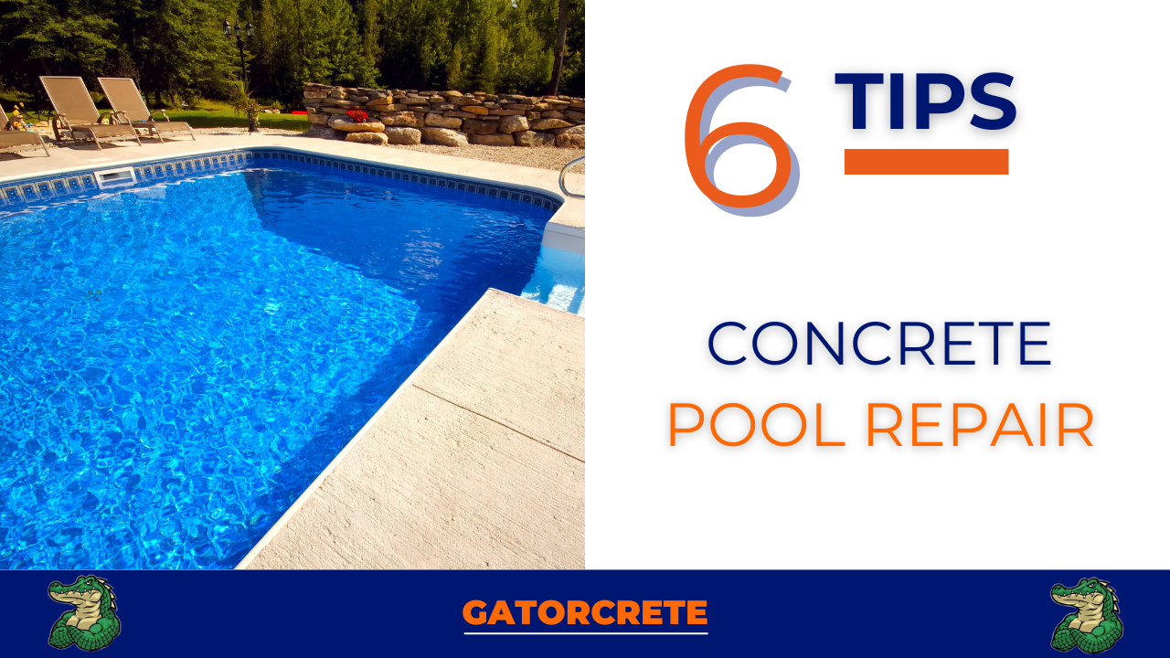 6 repair tips for concrete pool